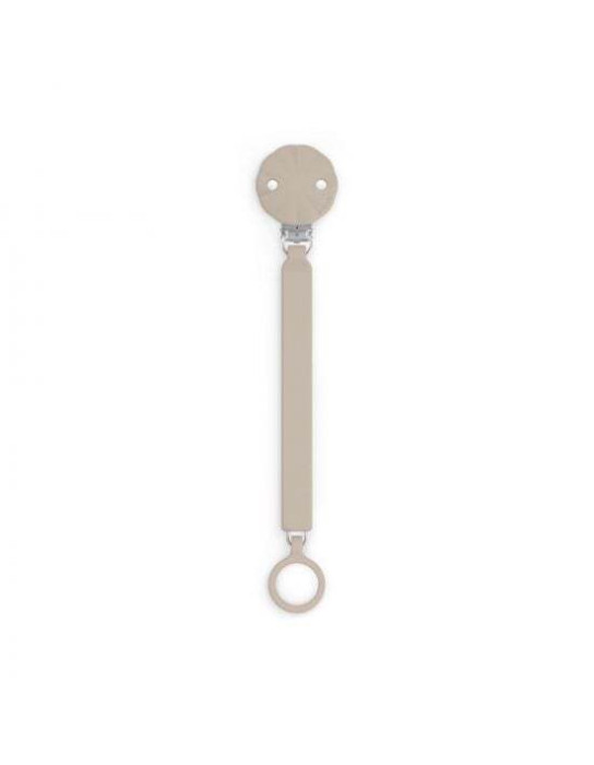 Suavinex Ribbon Pacifier made of Fabric Gray Clouds