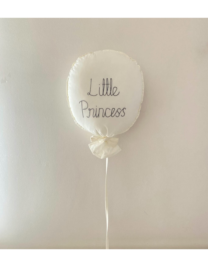 Lover Fabric Kids Decorative Wall Hanging 35x50cm White - Little princess