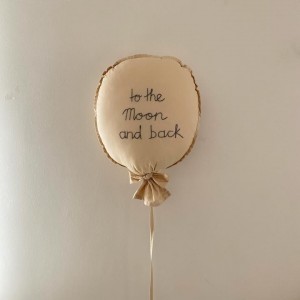 Διακοσμητικό μπαλόνι τοίχου 'To moon and back'