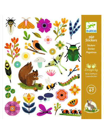 Djeco Stickers 160 garden