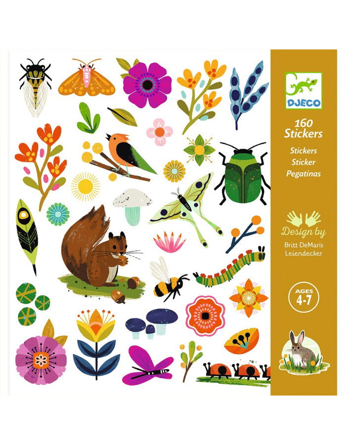 Djeco Stickers 160 garden