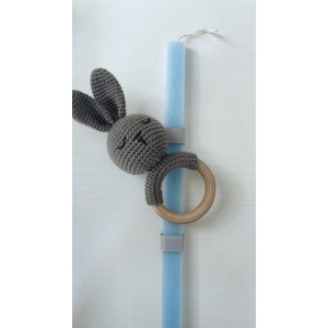 η πρώτη μου λαμπάδα κουδουνίστρα λαγουδάκι