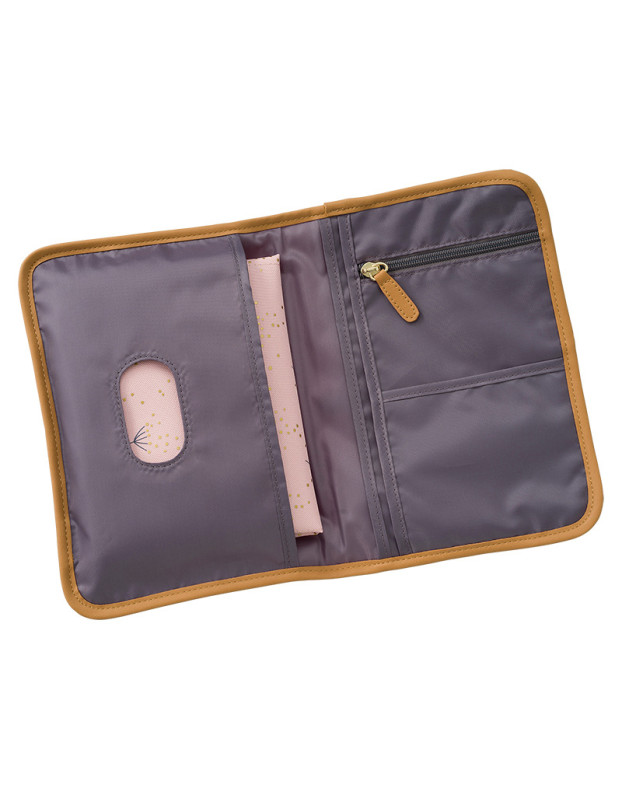 Fresk Portable Changing Pad Dandelion of Fabric pink 18x26cm