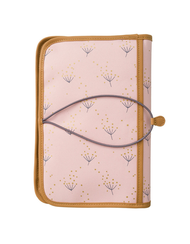 Fresk Portable Changing Pad Dandelion of Fabric pink 18x26cm