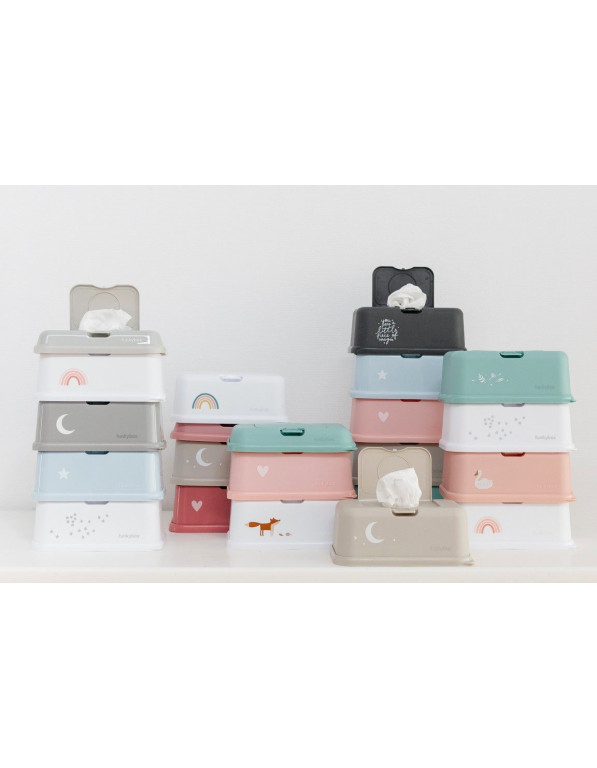 Κουτί για μωρομάντηλα Funkybox Vintage pink – Love
