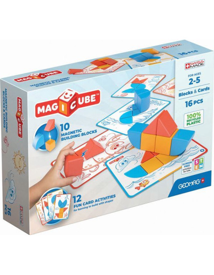 Geomag Magicube Blocks And Cards 16