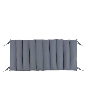 Gray floor cushion 126x58x8cm