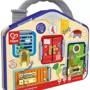 Hape Early Explorer Ξύλινο Lock & Learn Playboard