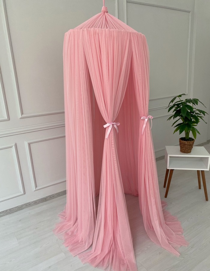 Dreamy tulle canopy - pink ( Large )