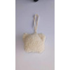 Pacifier strap white bear