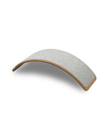 wooden balance board - light grey