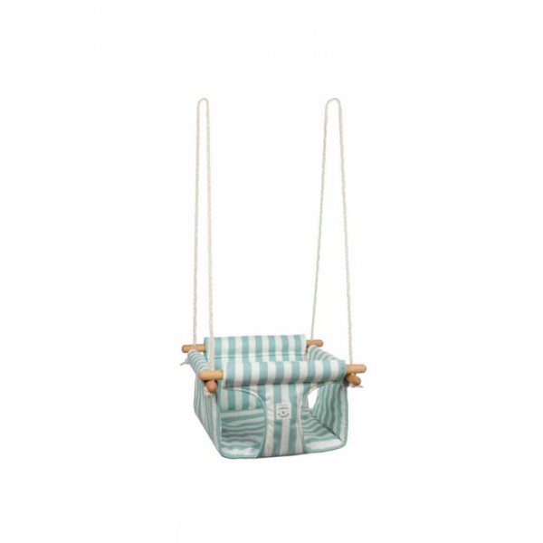 Κούνια μέντα ριγέ