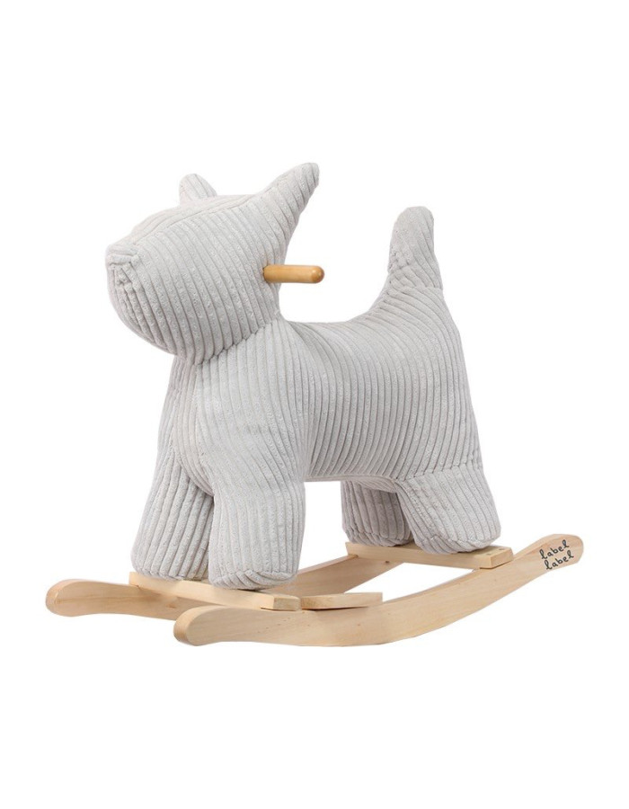 Tryco Rocking Toy Dog for 18++ months Gray
