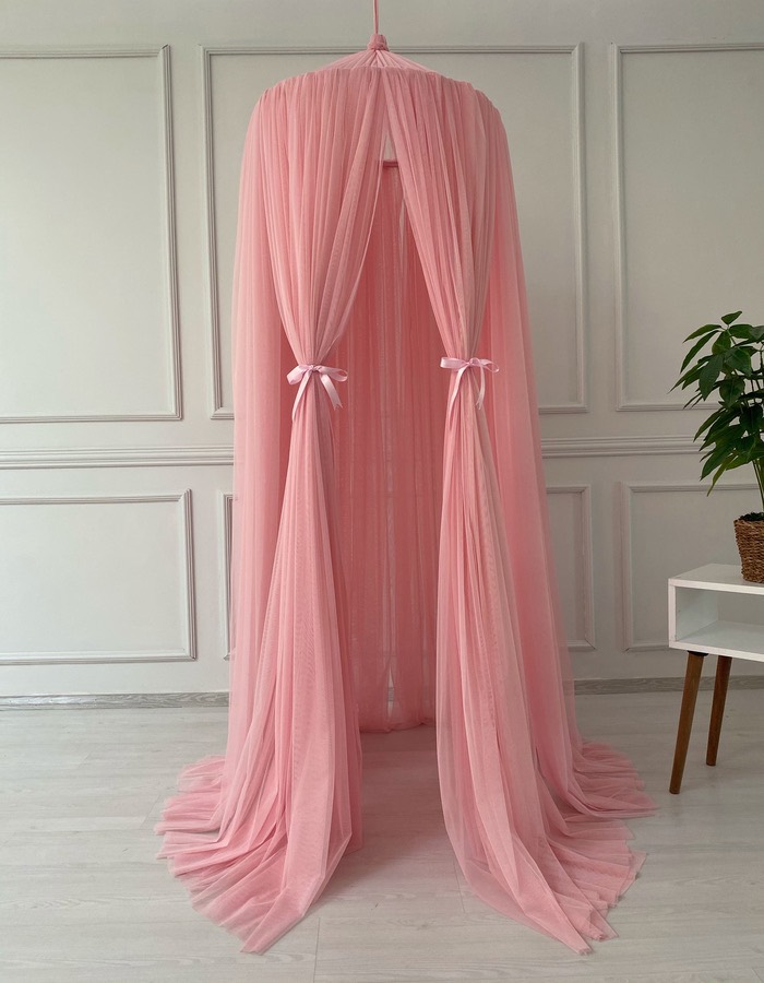 Dreamy tulle canopy - pink ( Large )