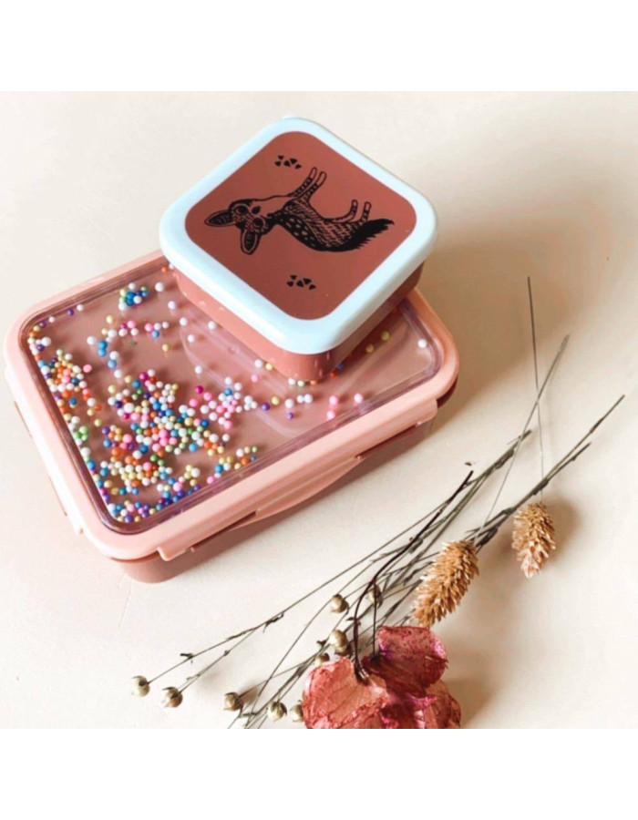 Petit Monkey – Lunch Box desert rose + soft coral