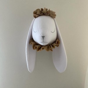 Λευκό κουνελάκι bej romantic