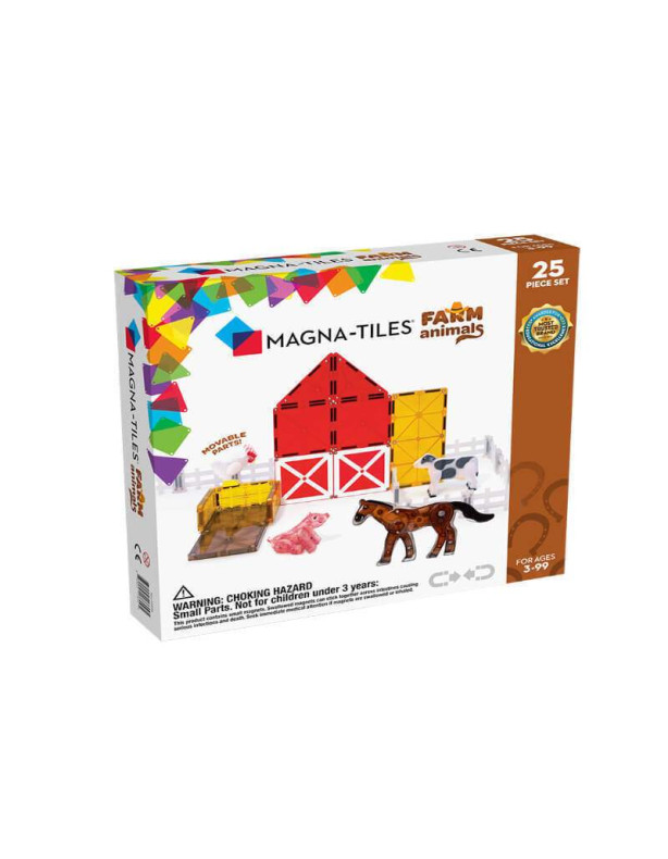 Magna-Tiles Magnetic Construction Toy Farm Animals Kid 3++ years