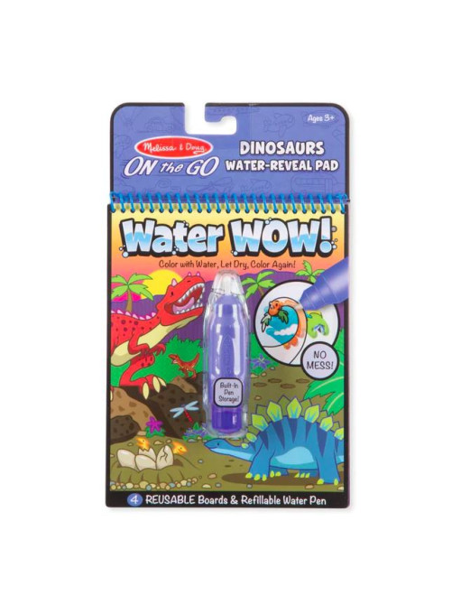 Melissa and Doug Water Wow Dinosaurs On The Go Βιβλίο Ζωγραφικής Με Νερό - Δεινόσαυροι