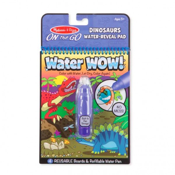 Melissa and Doug Water Wow Dinosaurs On The Go Βιβλίο Ζωγραφικής Με Νερό - Δεινόσαυροι