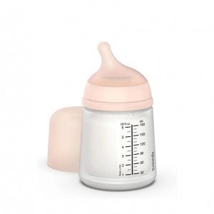 Suavinex Plastic Bottle Anti-Colic with Silicone Nipple for 0+, 0+ m, months 180ml 1pcs