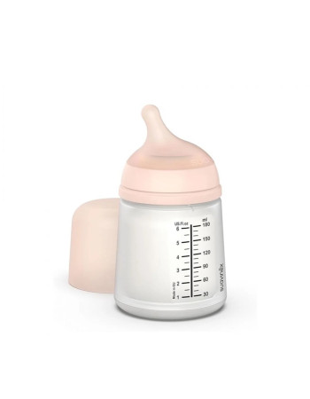 Suavinex Plastic Bottle Anti-Colic with Silicone Nipple for 0+, 0+ m, months 180ml 1pcs