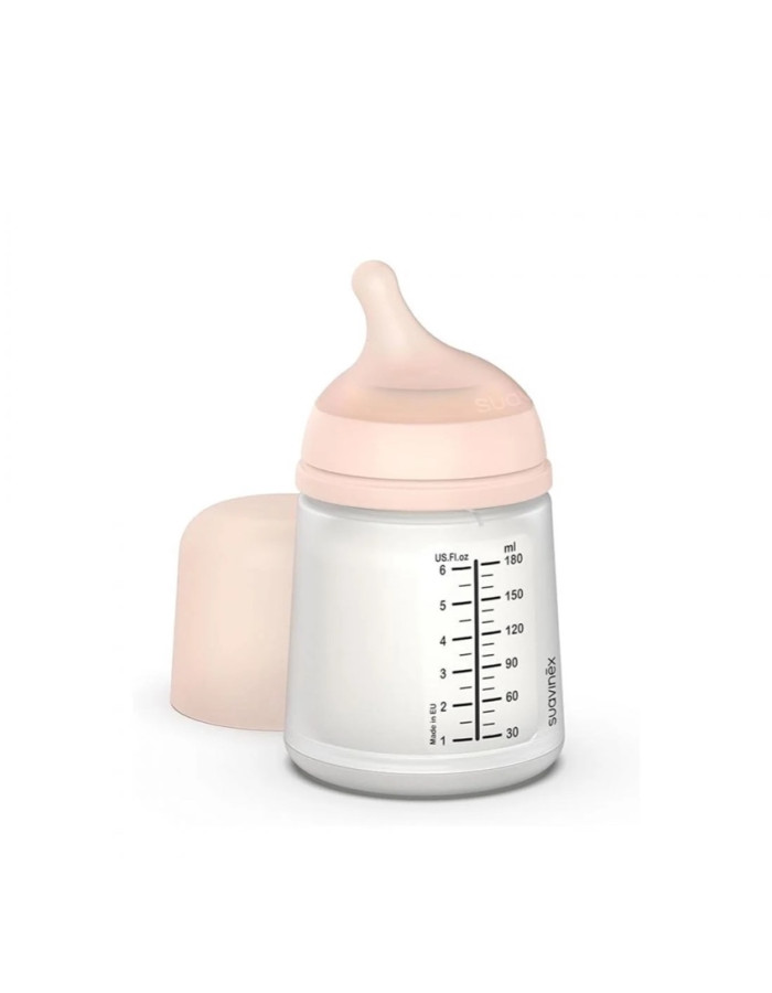 Suavinex Plastic Bottle Anti-Colic with Silicone Nipple for 0+, 0+ m, months 180ml 1pcs
