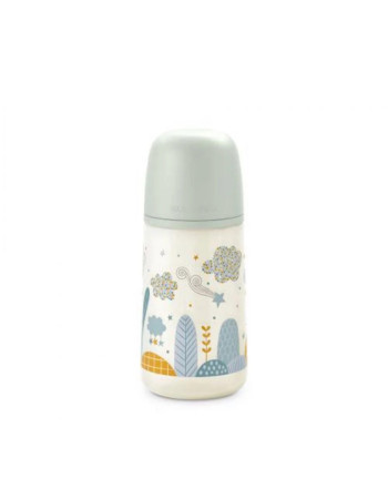 Suavinex Plastic Bottle Anti-Colic with Silicone Nipple for 3+ months Dreams Blue 270ml 1pcs
