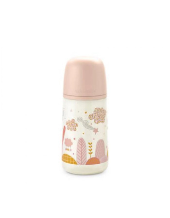 Suavinex Plastic Bottle Anti-Colic with Silicone Nipple for 3+ months Dreams Pink 270ml 1pcs Suavinex Plastic Bottle Anti-Colic with Silicone Nipple for 3+ months Dreams Pink 270ml 1pcs