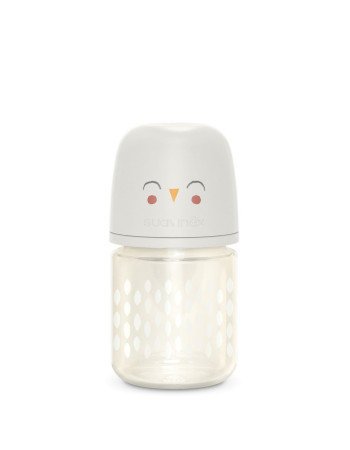 Suavinex Glass Bottle Bonhomia Anti-Colic with Silicone Nipple for 0+, 0+ m, months White 120ml 1pcs 