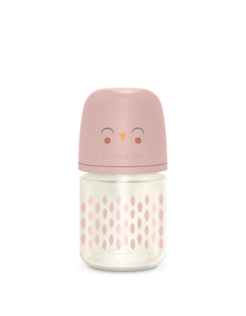 Suavinex Glass Bottle Bonhomia Anti-Colic with Silicone Nipple for 0+, 0+ m, months 120ml 1pcs