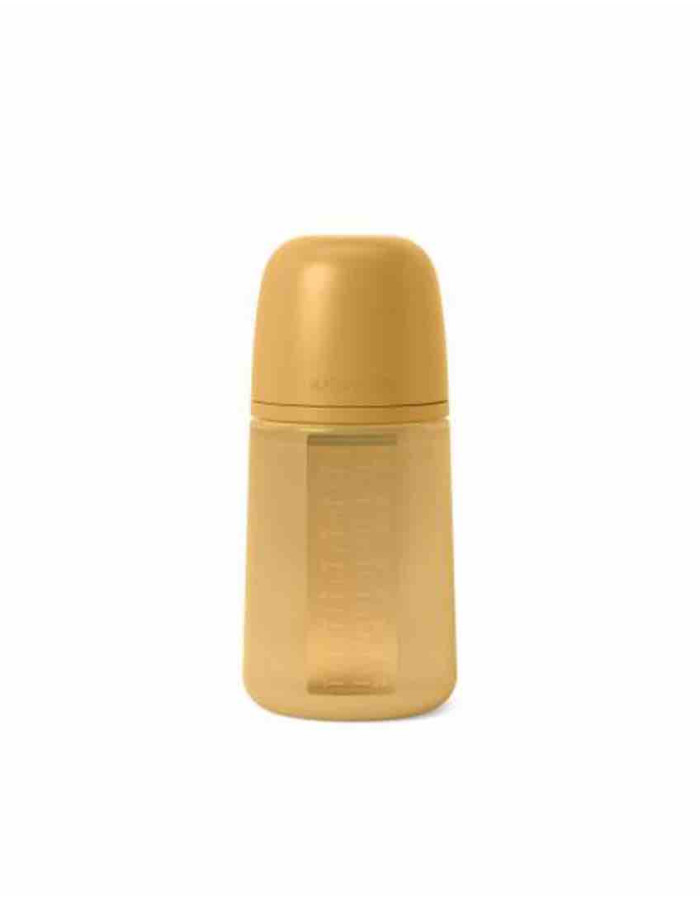 Suavinex Plastic Bottle Anti-Colic with Silicone Nipple for 3+ months Mustard 240ml 1pcs