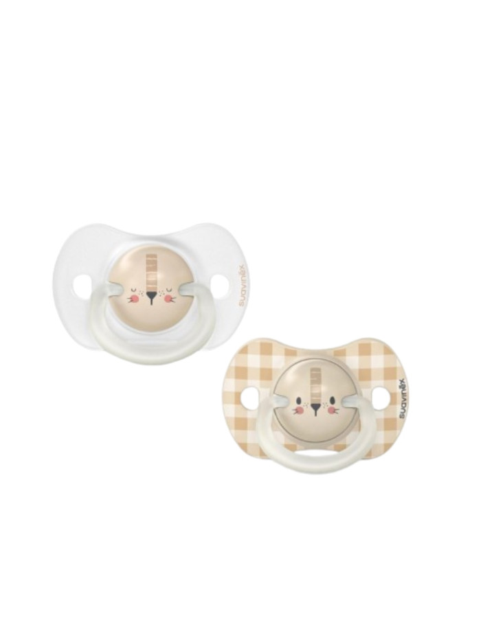 Suavinex Pacifiers Silicone Sx Pro Lion Night for 6-18 months 2pcs