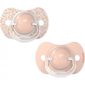 Πιπίλα Φυσιολογική SX PRO Σιλικόνης +18μ Dreams Pink 2τεμ Suavinex