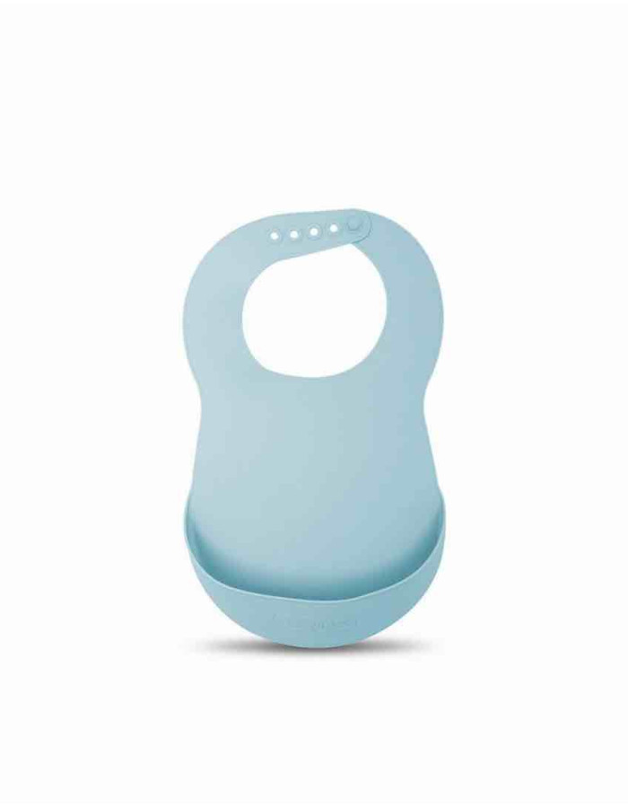 Bib Silicone Blue 1pc Suavinex