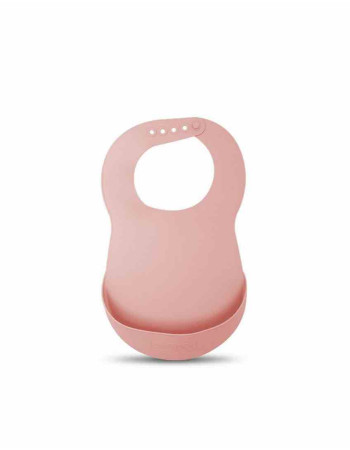 Bib Silicone Pink 1pc Suavinex