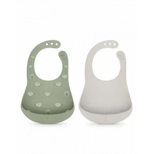 Σαλιάρα σιλικόνης Gr Gy 2τεμ Suavinex