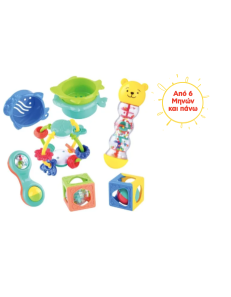 Playgo Baby Rattle Set Shaker set 6 items
