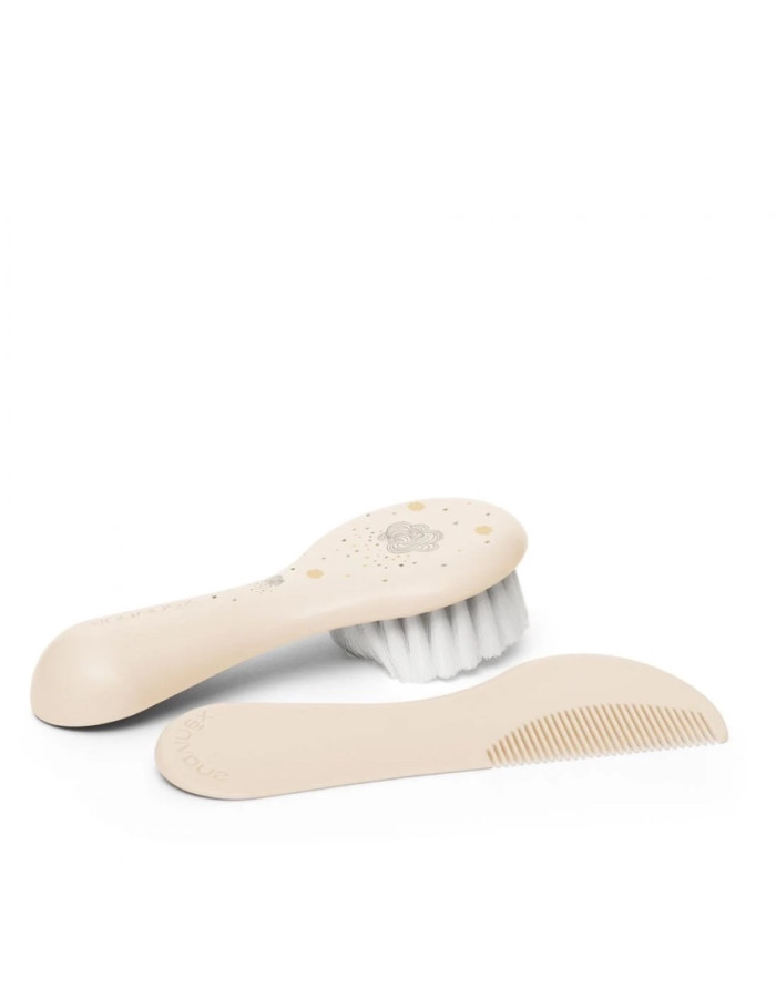 Σετ βούρτσα & χτένα Beige Suavinex