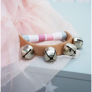 Jabadabado: Κουδουνάκια με ξύλινη λαβή Μπλε