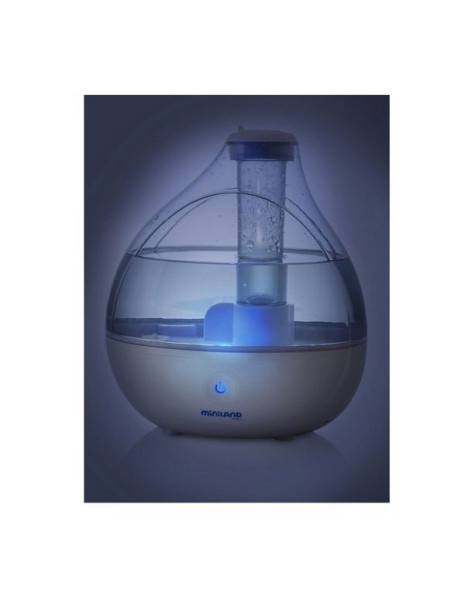 Miniland Humidrop 89173 Humidifier / Ionizer Ultrasonic 38W for Spaces 15m² Miniland Humidrop 89173 Humidifier / Ionizer Ultrasonic 38W for Spaces 15m²