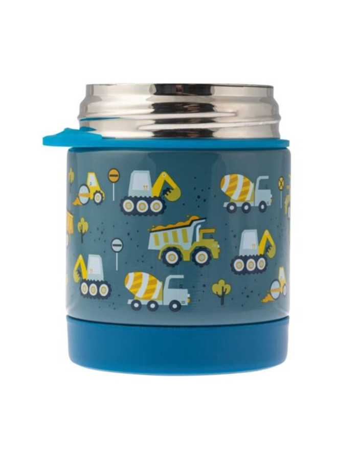 Stephen Joseph Φαγητοδοχείο Stainless Steel Kids Lunch Set Insulated Blue x 9pcs
