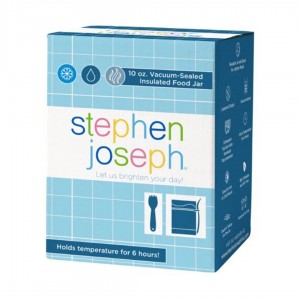 Stephen Joseph Φαγητοδοχείο Stainless Steel Kids' Lunch Set Insulated Blue x 9pcs