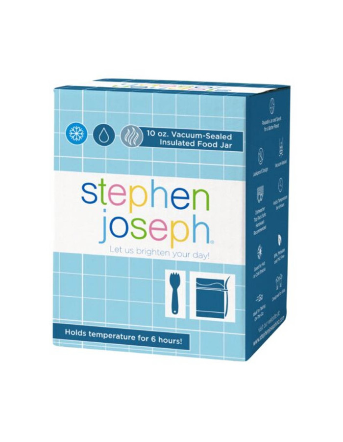 Stephen Joseph Φαγητοδοχείο Stainless Steel Kids Lunch Set Insulated Blue x 9pcs