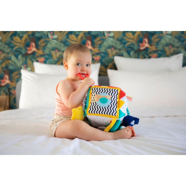 Σόφι καμηλοπάρδαλη Αισθητηριακός κύβος δραστηριοτήτων