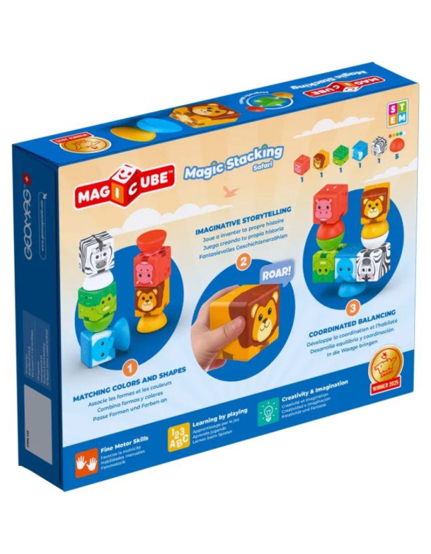 Geomag Magnetic Toy Magicube Magnetic Magic Stacking Blocks 8 pcs Geomag Magnetic Toy Magicube Magnetic Magic Stacking Blocks 8 pcs