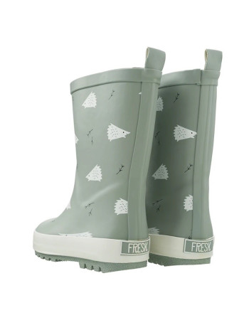 Fresk Kids Wellies Hedgehog Gray