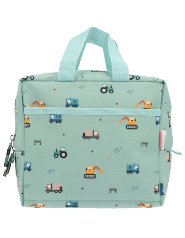 Tutete School Insulated Hand Lunch Bag Green 16.5 x 9 x 24cm