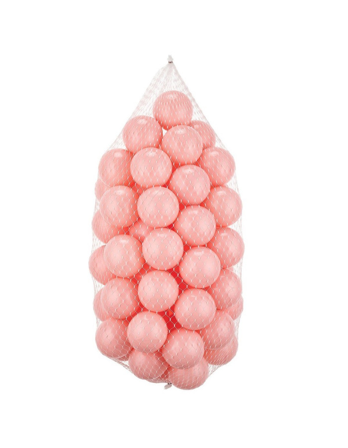 Ball Pit light grey with light blue / pink/ white balls