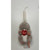 Handmade Easter candle with mouse Handmade Easter candle with mouse