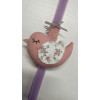 Handmade Easter candle with handmade bird Handmade Easter candle with handmade bird